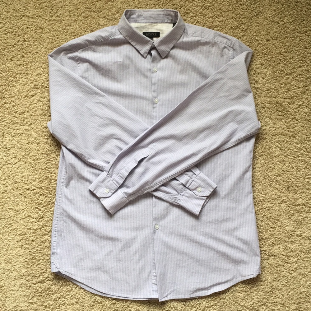DKNY L casual button down shirt